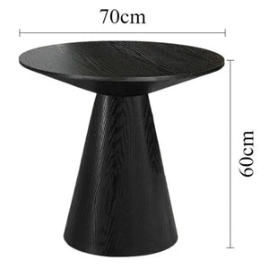Modern Wood Coffee Table - Black - 70 X 70 CM - Multifunctional coffee table