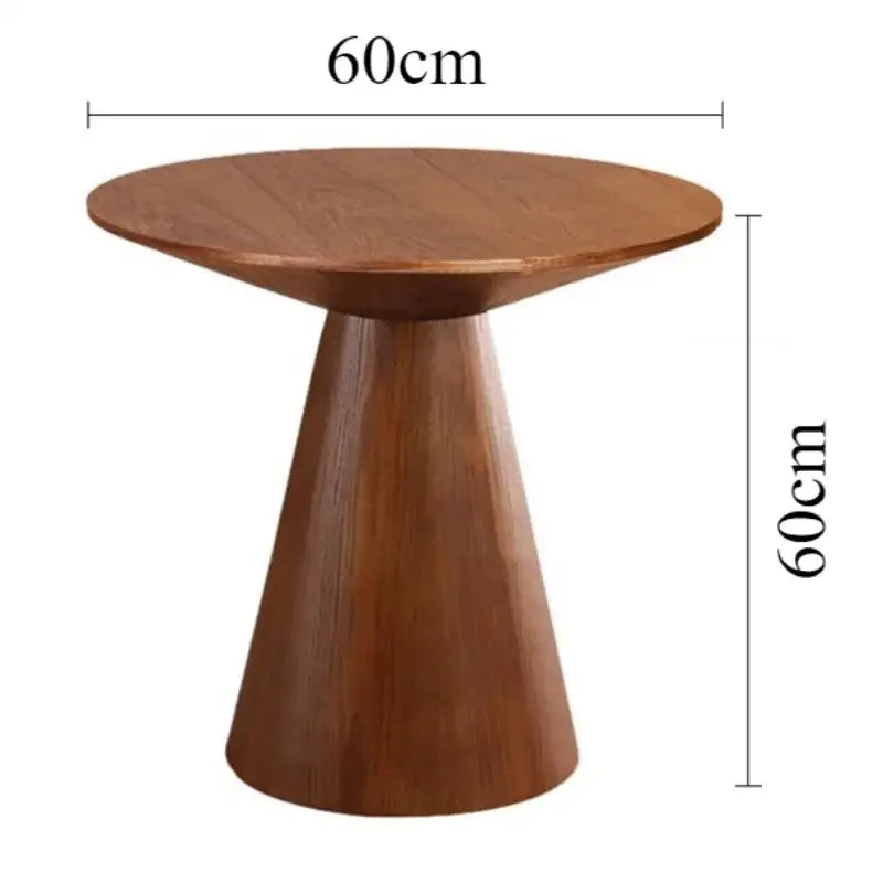 Modern Wood Coffee Table - Dark Brown - 60 X 60 CM - Multifunctional coffee table