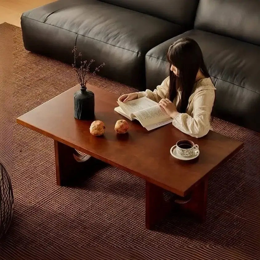 Modern Wood Coffee Table - Multifunctional coffee table