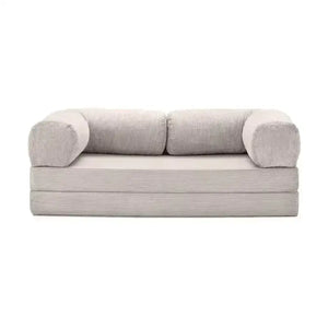 Modular Compression Corduroy Sleeper Sofa Bed - White - Compressed Sofa