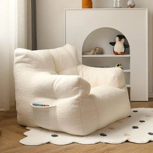 Modular Double Bean Bag Sectional Sofa - Compressed Sofa