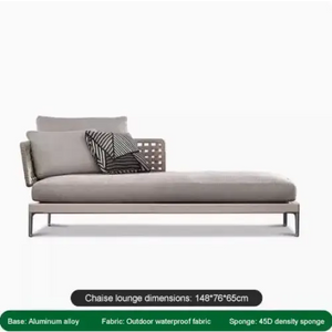 Modular L-shaped outdoor rattan sofa set showcasing woven rattan material texture and aluminum frame construction with cushio