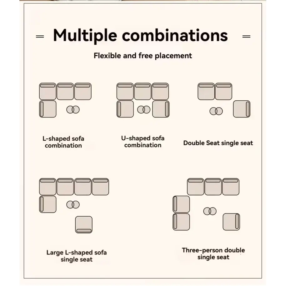 Modular Sectional L Shaped Compressed Bed Sofa - Compressed Sofa