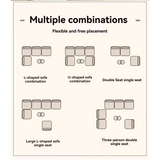 Modular Sectional L Shaped Compressed Bed Sofa - Compressed Sofa