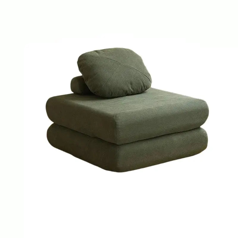 Modular Sectional L Shaped Compressed Bed Sofa - Green - 60 × 60 × 40 cm - Compressed Sofa