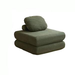 Modular Sectional L Shaped Compressed Bed Sofa - Green - 80 × 80 × 40 cm - Compressed Sofa