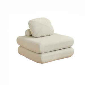 Modular Sectional L Shaped Compressed Bed Sofa - White - 90 × 90 × 40 cm - Compressed Sofa
