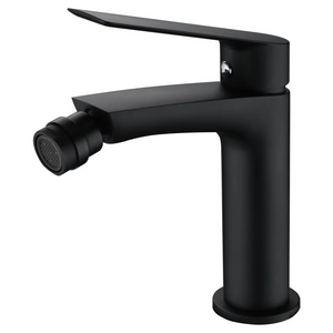 Matte Black Single Handle Bidet Faucet Modern Design, main product view