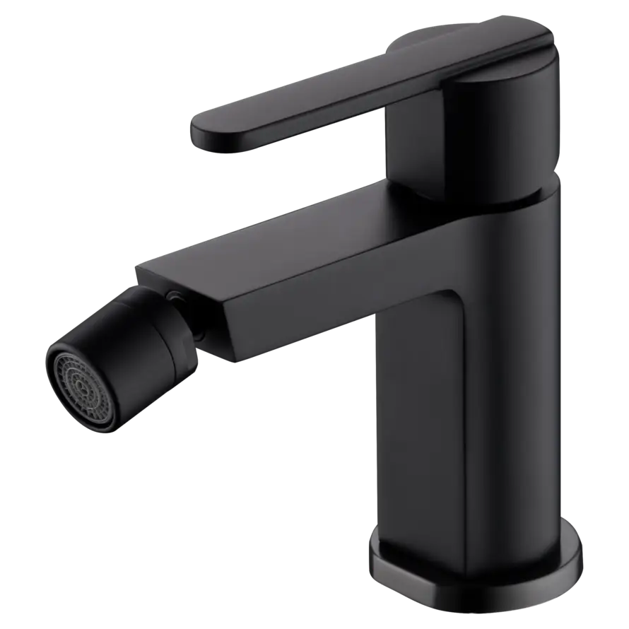 Matte Black Bidet Mixer with Ceramic Cartridge