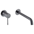 Monomando Empotrado Lavabo Génova Negro Gun Metal - Faucet
