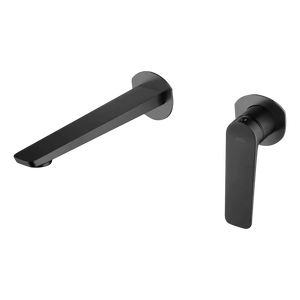 Matte Black Built-in Sink Mixer Faucet Modern Design, main product view