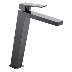 Gun Metal Single Lever Bathroom Faucet High Spout, main product view