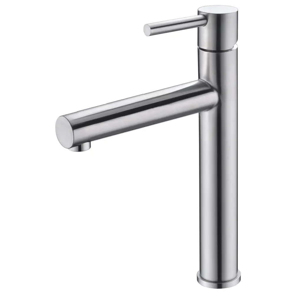 Monomando Lavabo Alto Moscú Acero S.316