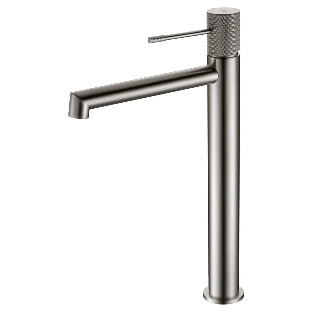 Monomando Lavabo Línea Alto Níquel Cepillado