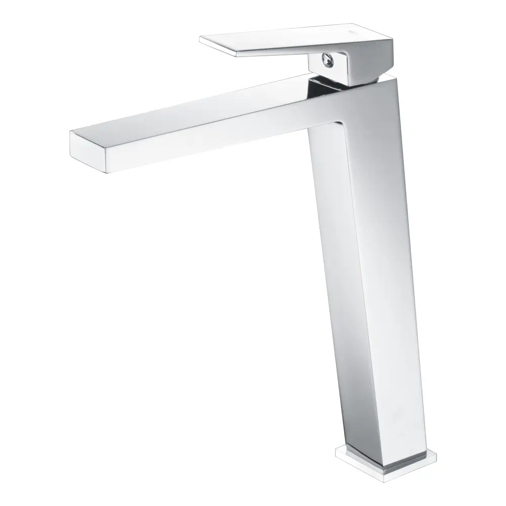 Tall Chrome Single Lever Sink Faucet with Ceramic Cartridge
