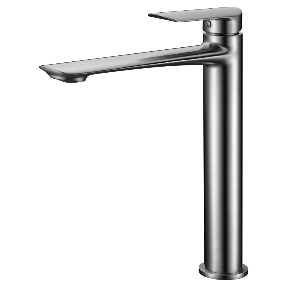 Ural Tall Basin Mixer Brushed Nickel Ural Series