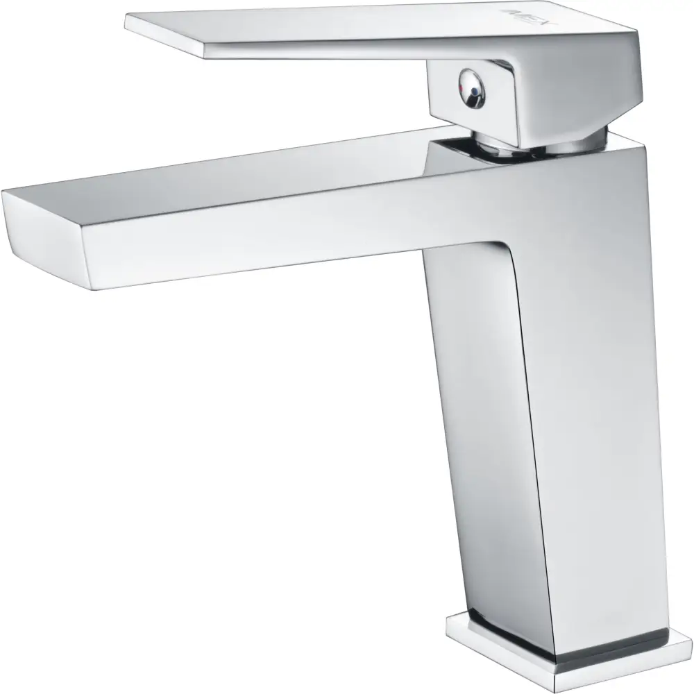 Chrome single lever modern minimalist sink faucet design for bathroom lavabo