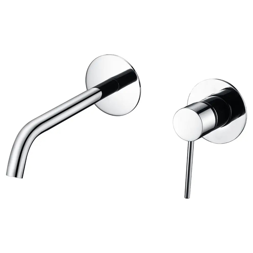 Milos chrome single lever sink faucet with sleek modern design