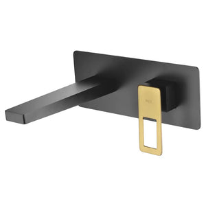 Black Gold Gloss Single Lever Sink Faucet, main product view