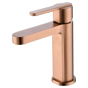 Brushed Rose Gold Single Lever Sink Faucet Roma, main product view