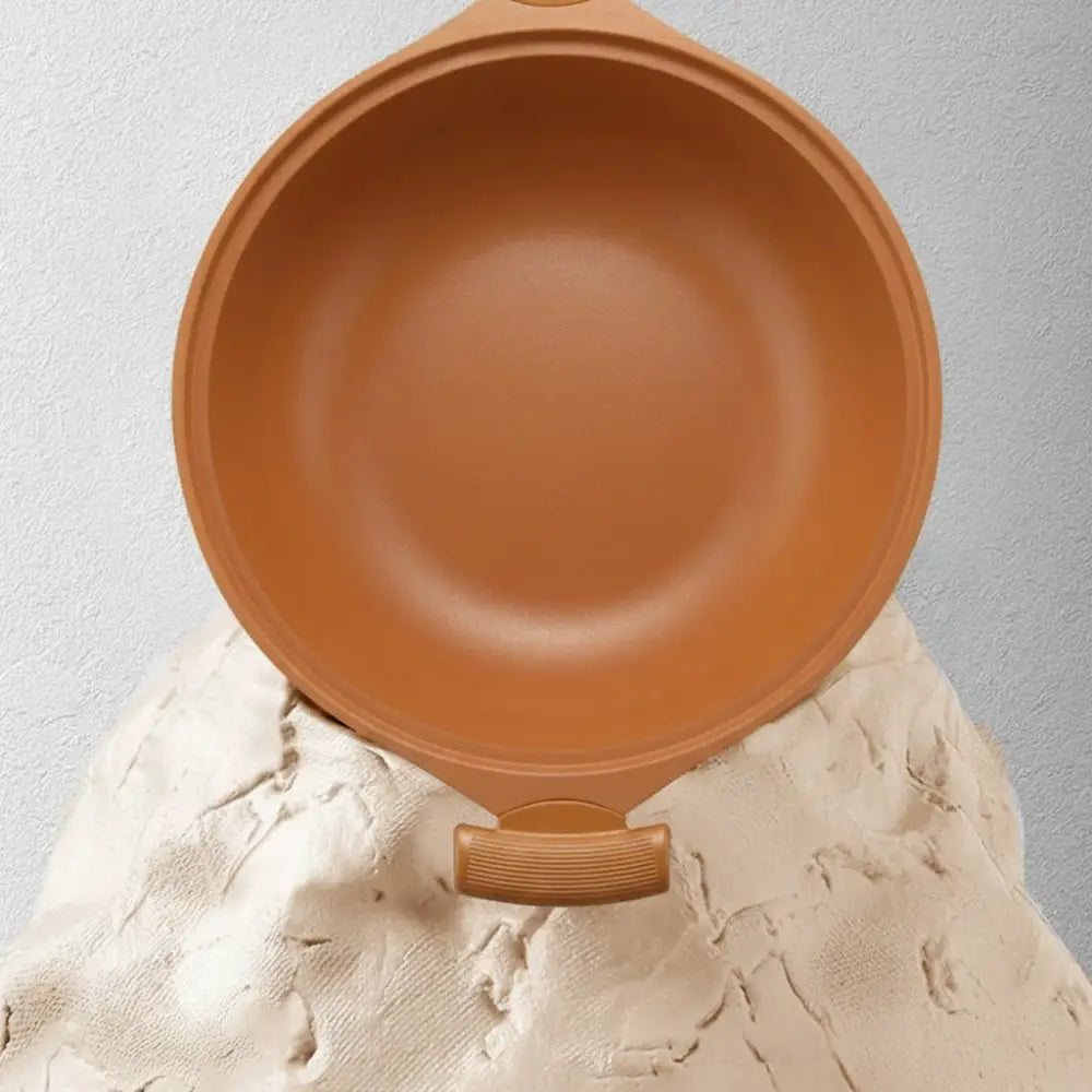 Multi Functional Non Stick Thick Aluminum Pan Pot - Beige / 32cm - Cookware set