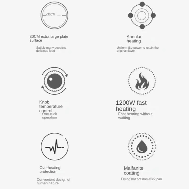 Non-Stick Electric Griddle For Baking - Electric Griddle