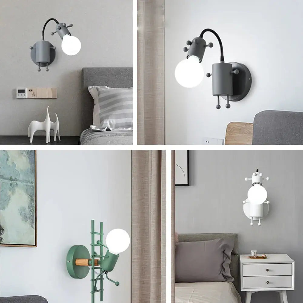 Nordic Cartoon Style Modern LED Wall Lamp - Wall Lamp