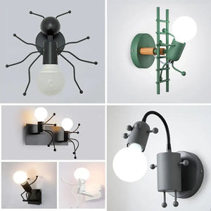 Nordic Cartoon Style Modern LED Wall Lamp - Wall Lamp