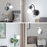 Moderne LED-Wandleuchte im nordischen Cartoon-Stil