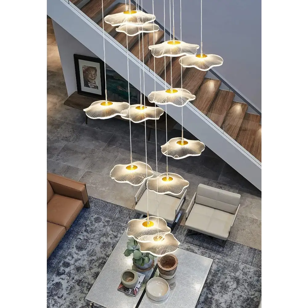 Nordic Circular Modern Chandelier Pendant Lamp - Ceiling Light