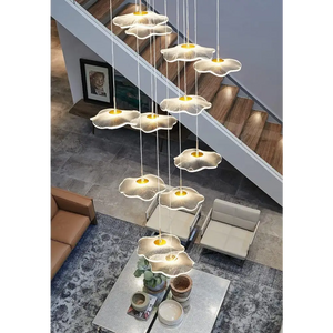 Nordic Circular Modern Chandelier Pendant Lamp - Ceiling Light