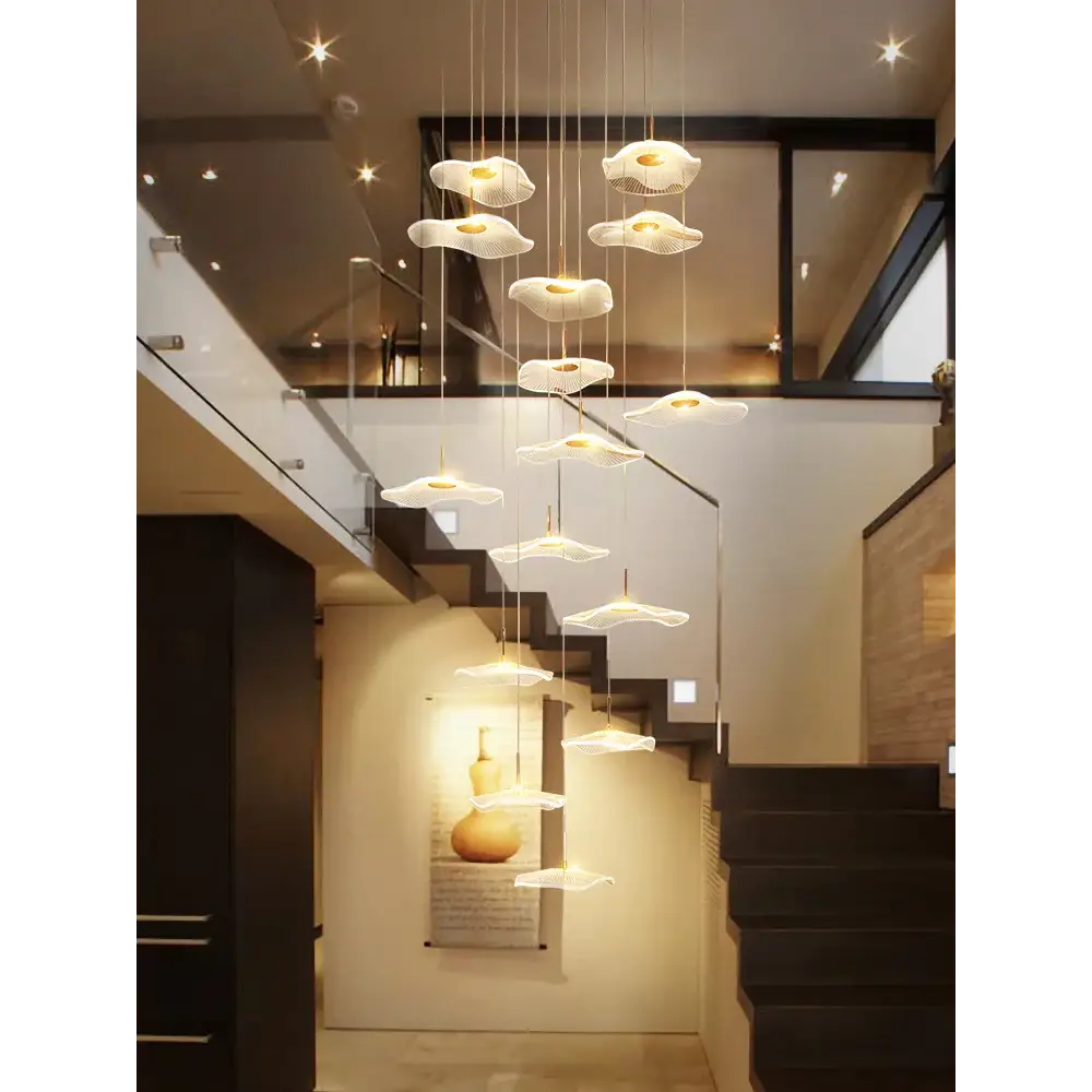 Nordic Circular Modern Chandelier Pendant Lamp - Ceiling Light