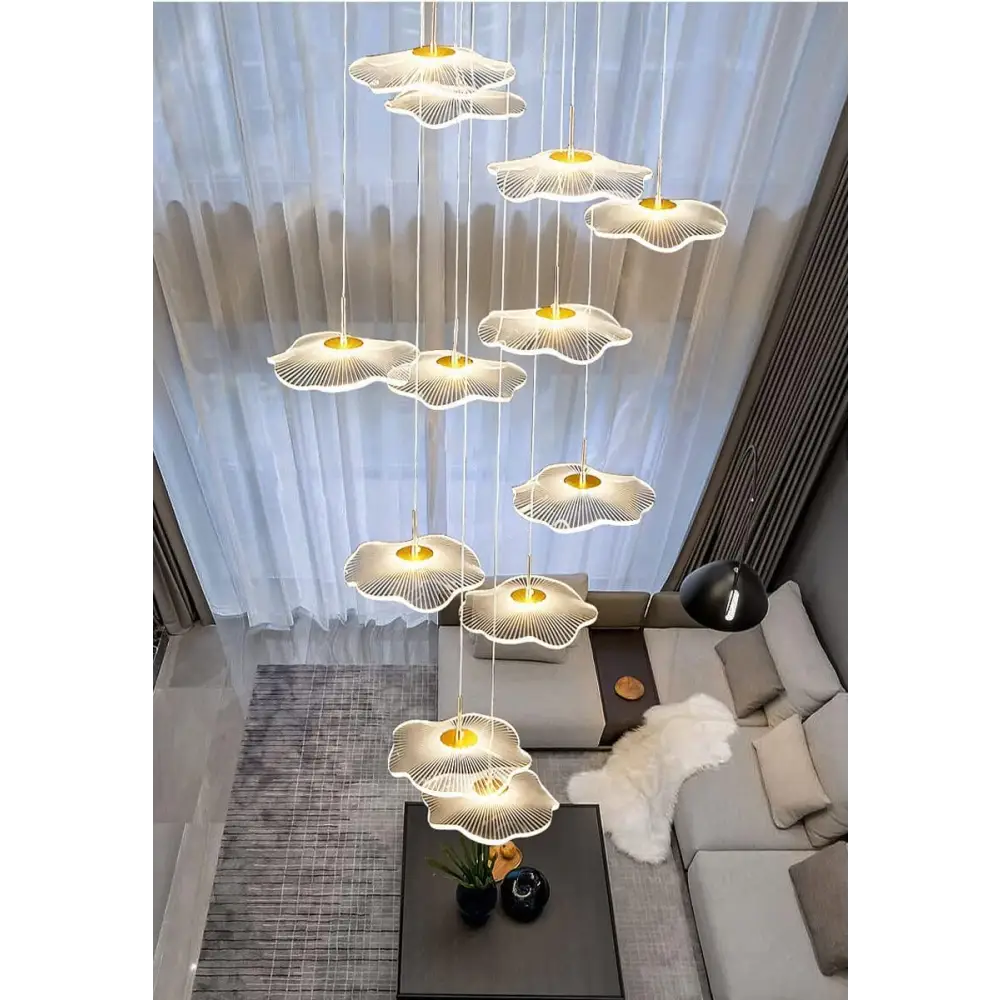 Nordic Circular Modern Chandelier Pendant Lamp - Ceiling Light