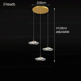 Nordic Circular Modern Chandelier Pendant Lamp - Ceiling Light