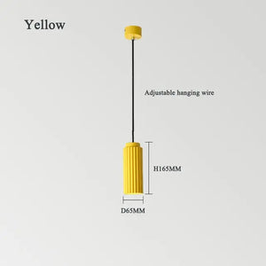 Nordic Creative LED Bedside Pendant Light - Yellow / Warm white - Lamps
