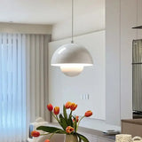 Nordic Flower Semicircular Hanging Pendant Lamp - Ceiling Lamp