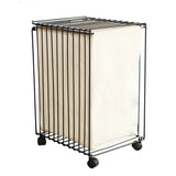 Nordic Iron Simple Storage Basket With Wheels