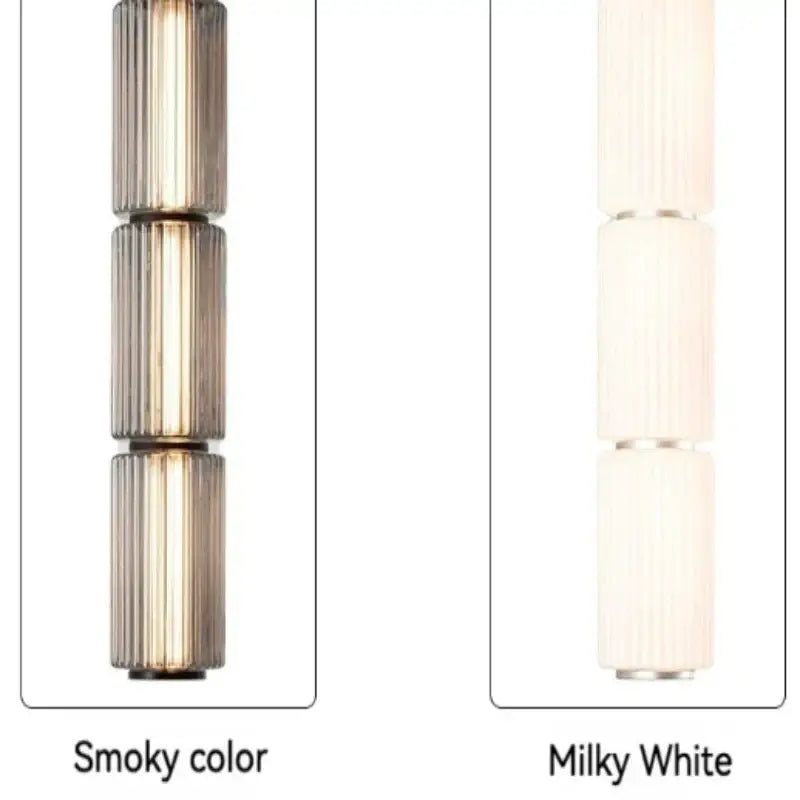 Smoke Glass Nordic Floor Lamp 95cm LED Standing Light - view 12
