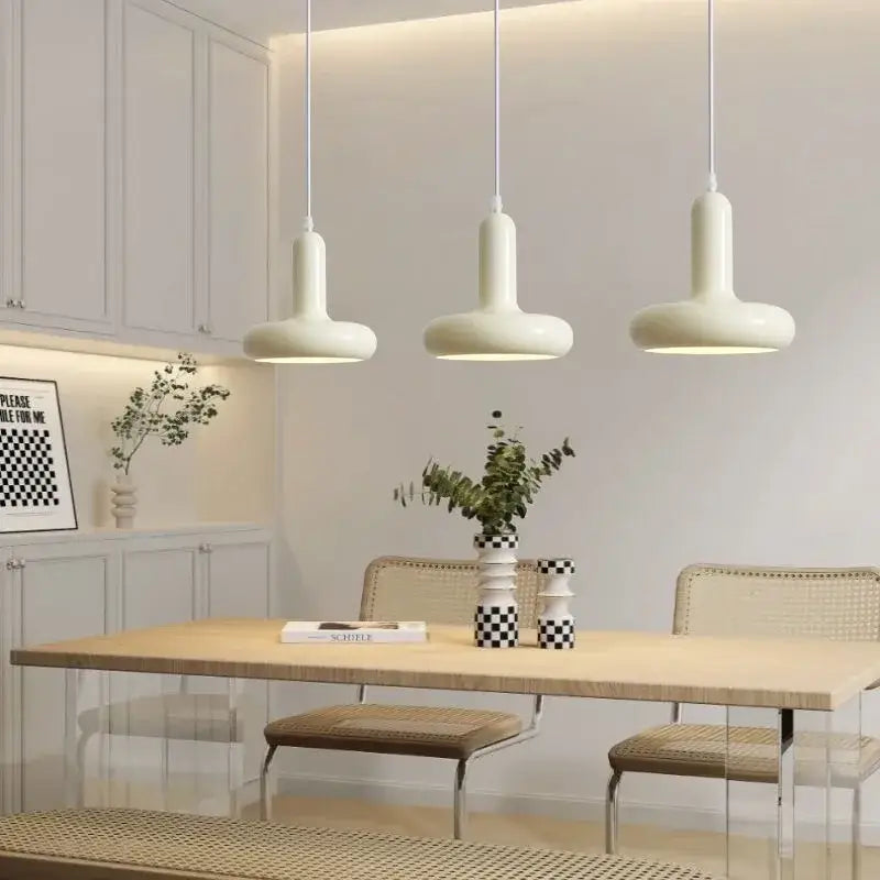 Nordic Minimalist Cream Style Pendant Lamp - Ceiling Light