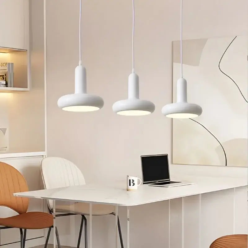 Cream Nordic Pendant Light with Adjustable Color Temperature - view 3