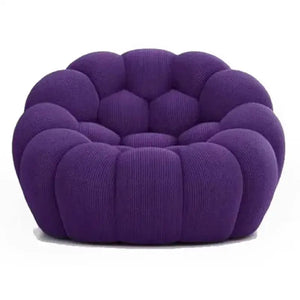 Nordic Modern Compressed Bubble 3 Seater Single Sofa - Purple - 120x114x65CM - Compressed Sofa