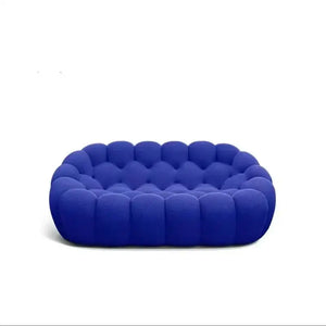 Nordic Modern Compressed Bubble 3 Seater Single Sofa - Blue - 190x106x75CM - Compressed Sofa