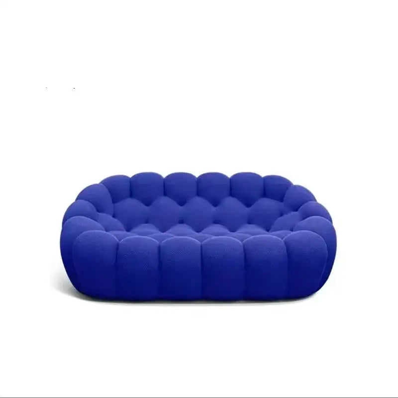 Nordic Modern Compressed Bubble 3 Seater Single Sofa - Blue - 190x106x75CM - Compressed Sofa