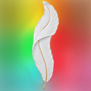 Nordic Modern Creative Feather Light Led Wall Lamp - Lamps