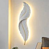 Nordic Modern Creative Feather Light Led Wall Lamp - Lamps