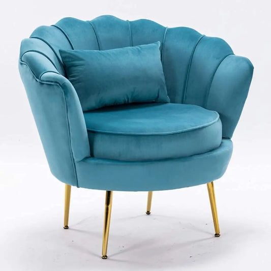 Nordic Modern Velvet Sofa Set for Beauty Salons - Green / 1 seat - Sofa