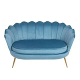 Nordic Modern Velvet Sofa Set for Beauty Salons - Green / 2 seats - Sofa