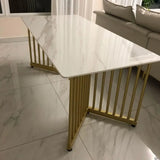 Nordic Modern Velvet Sofa Set for Beauty Salons - Pink / coffee table - Sofa