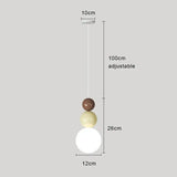 Nordic Pendant Light Modern LED Hanging Lamp - Coffee Beige / 3 light colors - Ceiling Lamp