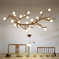 Nordic Retro LED Chandelier Tree Branch - Lamps